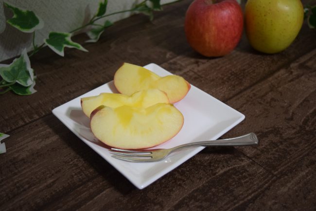 蜜がたっぷり入ったサンふじ